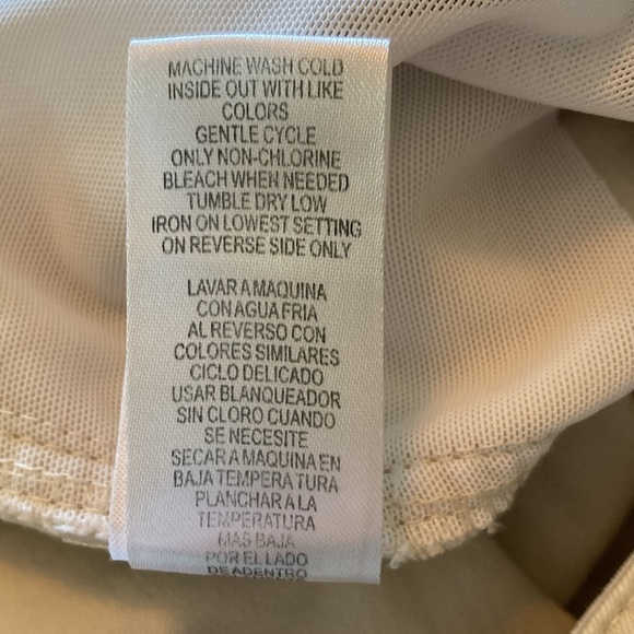 Democracy Womens Cargo Roll Snap Hem Pant 14 Cream Ab Technology Stretch - Picture 10 of 10